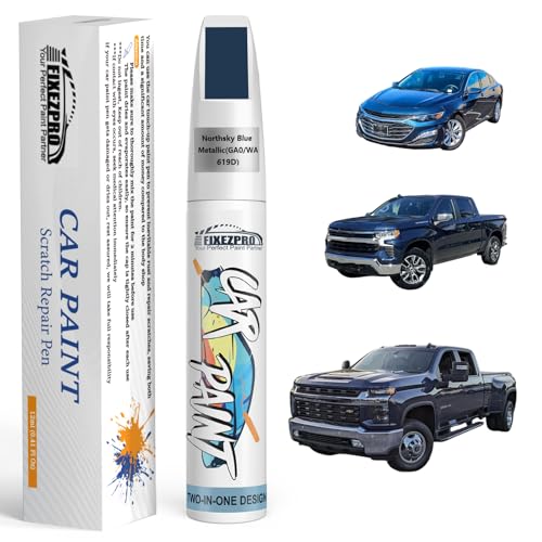 Northsky Blue Metallic (For chevrolet / Northsky Blue Metallic(GA0/WA619D) for Malibu/Silverado/Traverse)