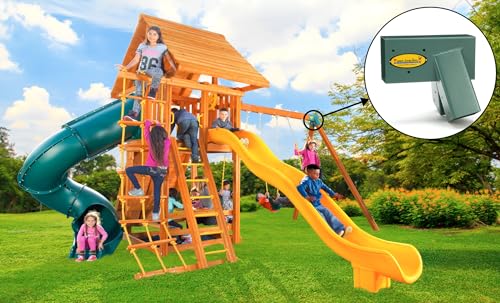 Easy 1-2-3 A-Frame Swing Set Brackets Pack of 4 Brackets (A-Frame Swing Set Brackets (Pack of 4))