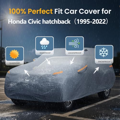 Waterproof Civic Hatchback (Hatchback Car Cover / Custom Fit Honda Civic hatchback)
