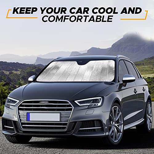 Accordion Car Windshield Sun Shade (Small)