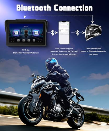 7 Inch Motorcycle CarPlay Screen