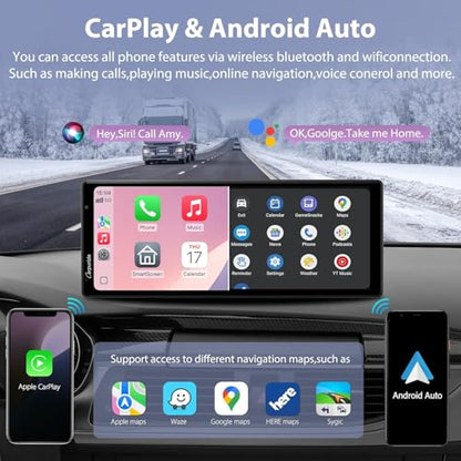 Wireless Carplay & Android Auto with Dash Cam (10.26 inch)