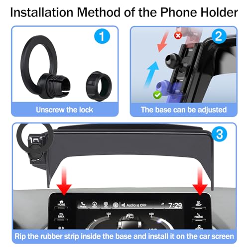 Magnetic Phone Holder for Honda Accord 2018 2019 2020 2021 2022 [10th Gen 8 (for Honda Accord 8-inch Screen)