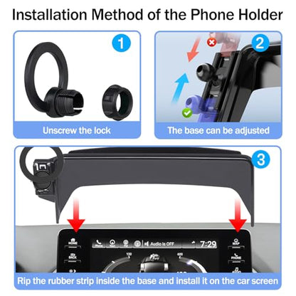 Magnetic Phone Holder for Honda Accord 2018 2019 2020 2021 2022 [10th Gen 8 (for Honda Accord 8-inch Screen)