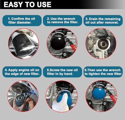 Medium Swivel Oil Filter Wrench