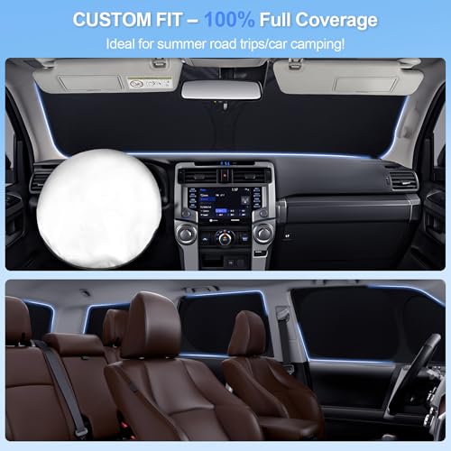 8pcs Car Window Shades for Nissan Rogue 2014 (for Rogue2014-2020)