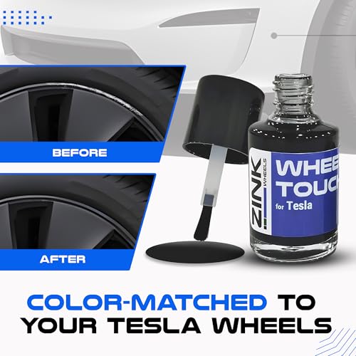 Premium Tesla Wheel Curb Rash Repair Kit for Model 3 18 (Tesla Model 3 / 18" Grey Photon)