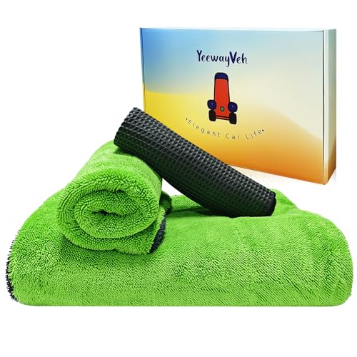 3 Pack Drying Towel Set (Green/Grey / 3 Pack)