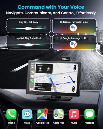 IK9 9" Wireless CarPlay & Android Auto Screen