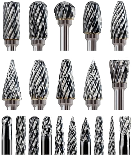 20 Pcs Carbide Burr Bits 1