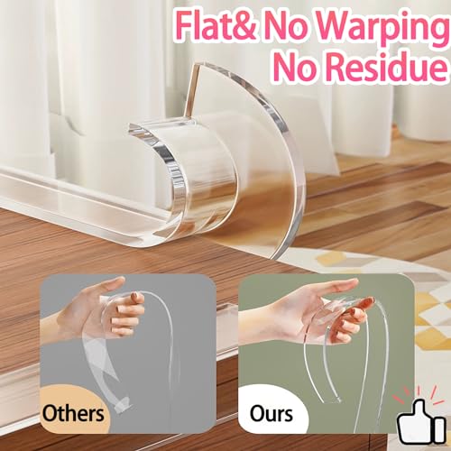Baby Corner Proofing Edge Protector Strip (Clear / 1 Roll, 1.6in x 13FT)