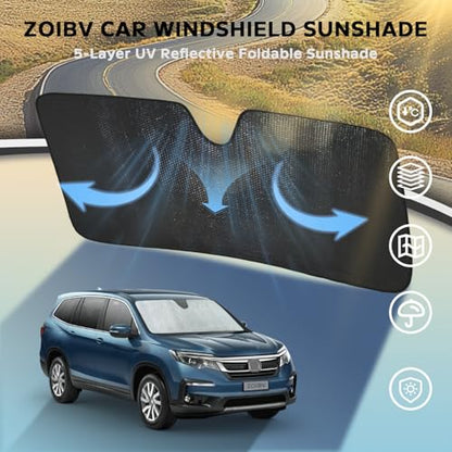 Car Windshield Sun Shade for Honda Pilot 2016 (for Honda Pilot 2016-2024)