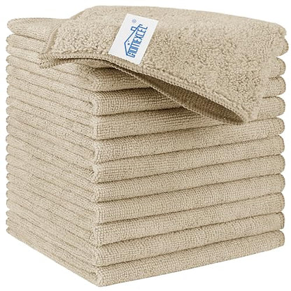 Brown Microfiber Cleaning Cloth (Brown)
