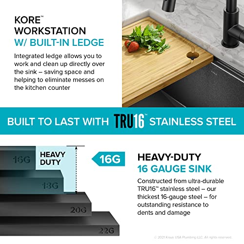 Kore Workstation 27 (PVD Gunmetal / 27 inch / Sink)