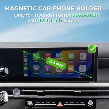 Car Phone Holder for Hyundai Tucson 2025 (Fit for 2025-2026 Tucson, 12.3-Inch)
