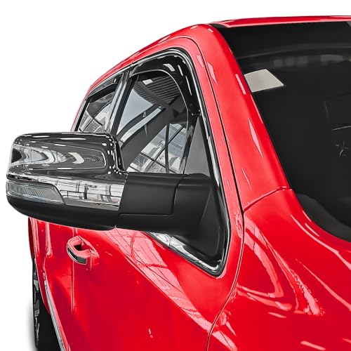 in Channel Extra Durable Rain Guards for Dodge Ram 1500 2019 (For Ram 19-26)