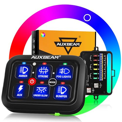 RA60 RGB 6 Gang Switch Panel w (6 Gang / RGB (No APP))