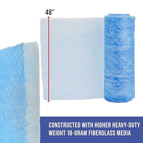 Elite Paint Spray Booth Exhaust Filter Roll 48" x 100' (48 inches x 100 Feet)