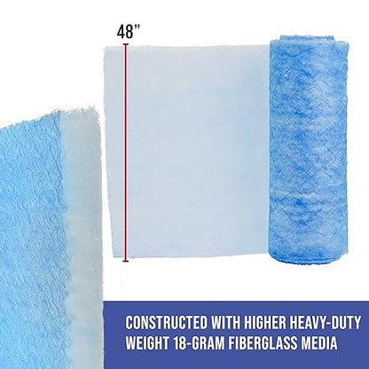 Elite Paint Spray Booth Exhaust Filter Roll 48" x 100' (48 inches x 100 Feet)