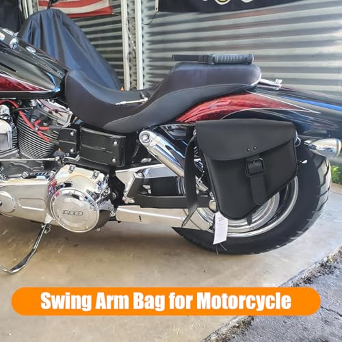 Solo Saddle Bags (Black-Single Buckle / Left Side)