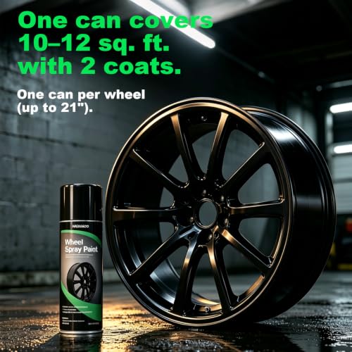 Gloss Black Spray Paint for Wheels (Glossy Black / 13 Ounce (Pack of 4))