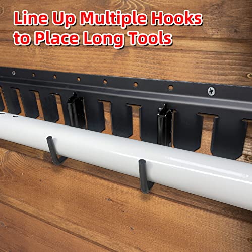 6 PCS E Track J Hooks Heavy Duty Steel Hanger (6 Pieces)