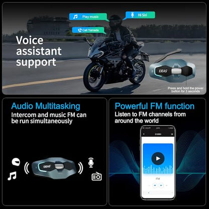 X10 Motorcycle Helmet Bluetooth Headset Speakers Headphone (Green)