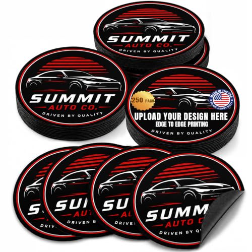6 Inch Round Car Magnet (250 Pack)