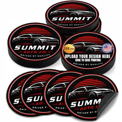 6 Inch Round Car Magnet (250 Pack)