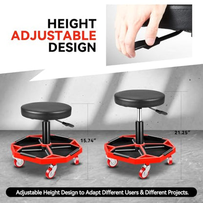 Mechanic Stool (Red)