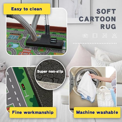 Play Mat for Playroom (3'x 4' / Towncity01)