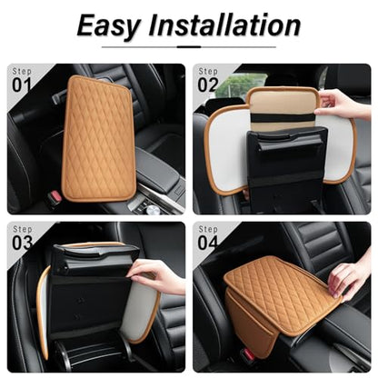 Car Center Console Cover (orange)