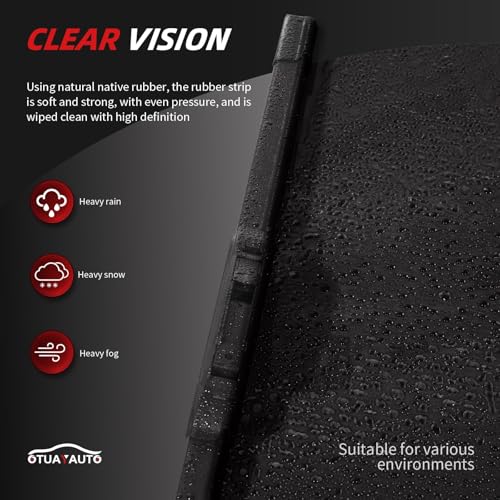 Premium Windshield Wiper Blades (26"+16"+12"（Hook）)