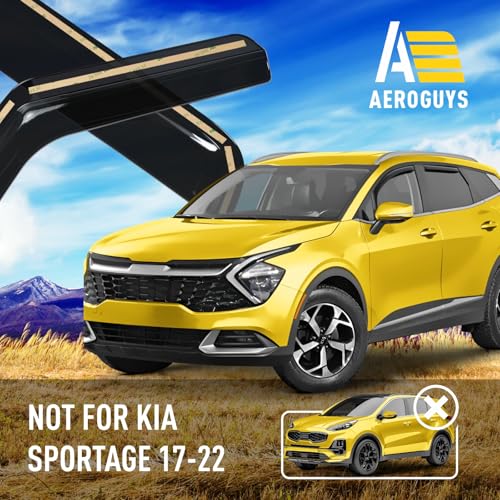 Extra Durable Window Deflectors in (For Kia Sportage 23-26)