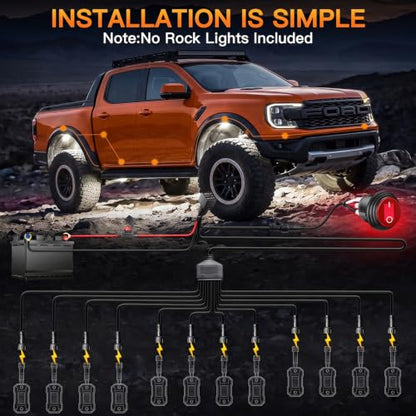Rock Lights Wiring Harness Kit