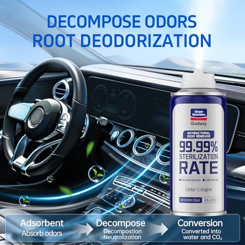 Glodway Whole Car Air Refresher Spray (6 Ounce (Pack of 2) / Multi)