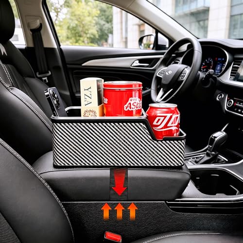 Car Seat Organizer with Compartment (Black)
