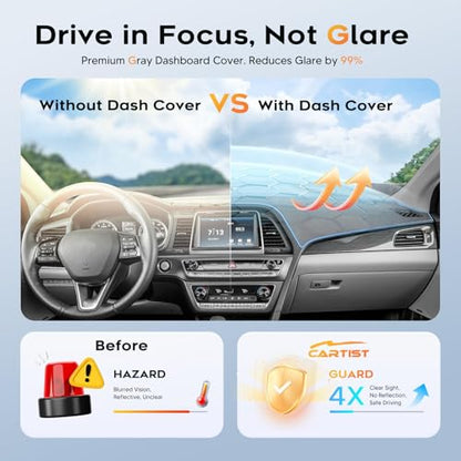 Gray Dash Cover for 2015 (15-19 Sonata(Gray))