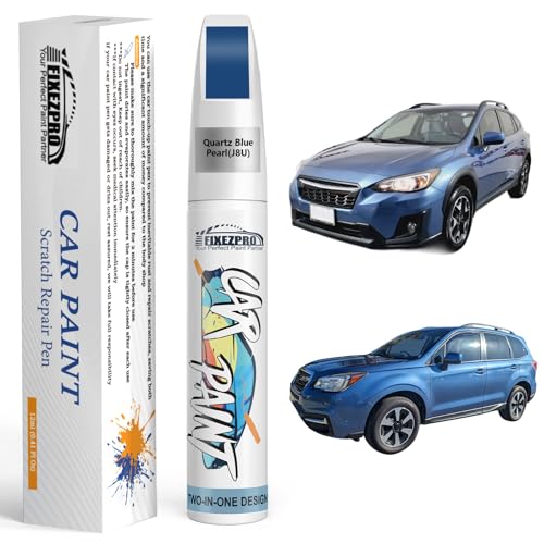 J8U Quartz Blue Pearl Touch Up Paint for Subaru (For subaru / Quartz Blue Pearl(J8U) compatible with Crosstrek/Compatible withester-models/Impreza/XV-Crosstrek)
