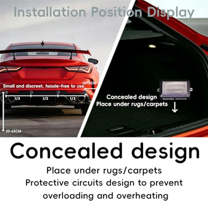 Parking Sensor Kit Backup Sensor Kit Reverse Sensor for Car 20 Color Options for Probes Adjustable Alarm Volume Professional Sensore de Reversa para Carro Safe Driving Assistant（Dark Red） (Dark Red)