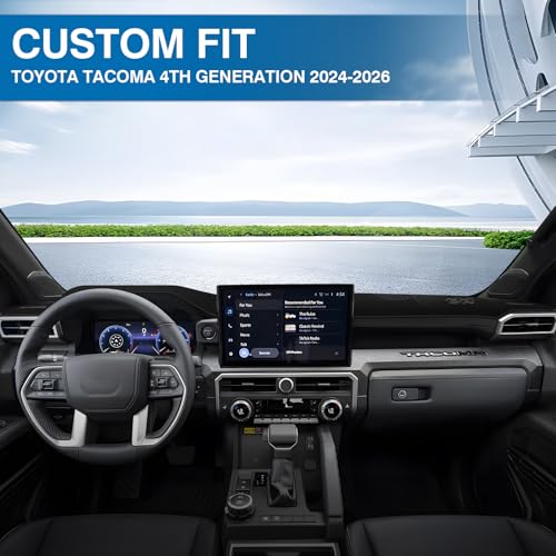 Dash Cover Mat for 【2024 (Tacoma 24-26(Black))