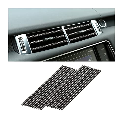 20PCS Bendable Car Air Vent Trim Strips (Carbon Fiber)
