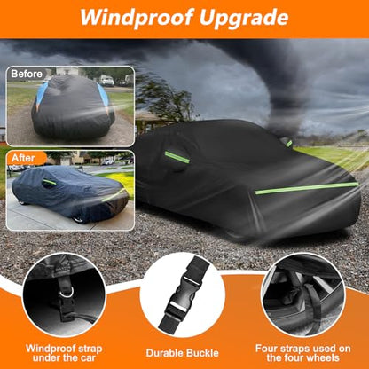 Car Cover Waterproof for 2003 (Black / for Nissan 350Z 2003-2009)