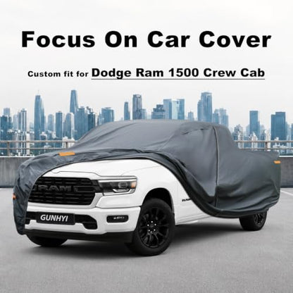 Premium Truck Cover Custom Fit Dodge Ram 1500 Crew Cab Short Bed (07 Dodge / 7.16 Dodge Ram 1500 Crew Cab Short Bed)