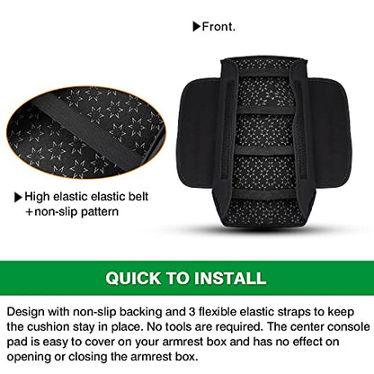 Center Console Cover Kia Sorento Accessories 2026 2025 2024 2023 2022 2021 Armrest Cover Center Console Pad for Kia Sorento PU Leather Armrest Seat Box Cover Protector w (Size for Kia Sorento 2021-2026)