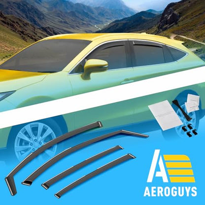 Extra Durable Window Deflectors in (For Toyota Venza 21-24)