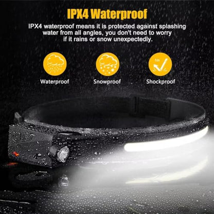 Headlamp Rechargeable 3PCS (3 Pack)
