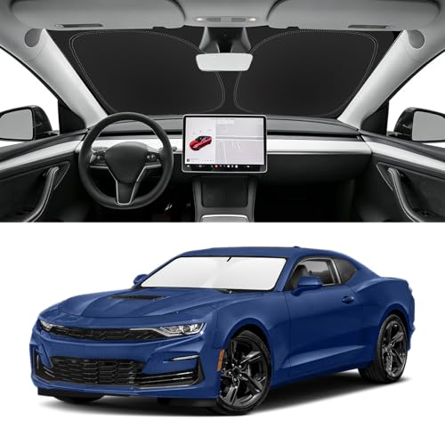 Custom Fit Windshield Sun Shade for Chevy Camaro 2016 (for 2016-2024 Chevy Camaro)