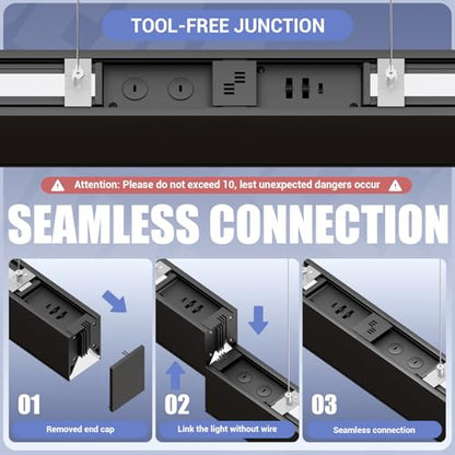 8FT LED Linear Light (Black / 8FT1P)