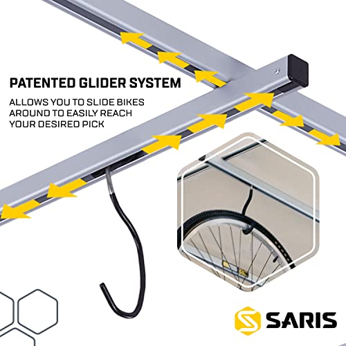 Glide Bike Storage Ceiling Rack Grey (Storage Ceiling Rack)